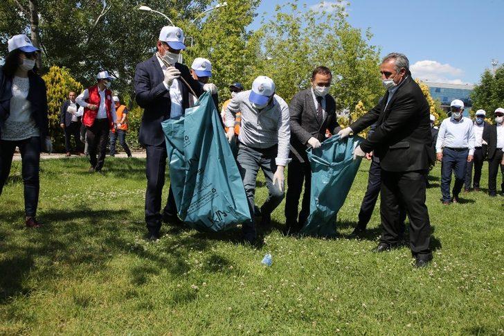 Mogan Gölü’nde çöpler toplandı G1