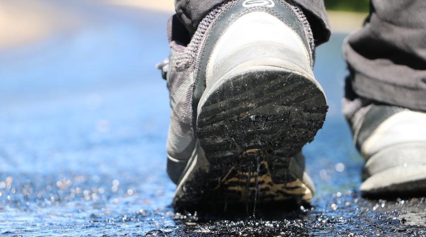 Sivas’ta asfalt eriten sıcaklık