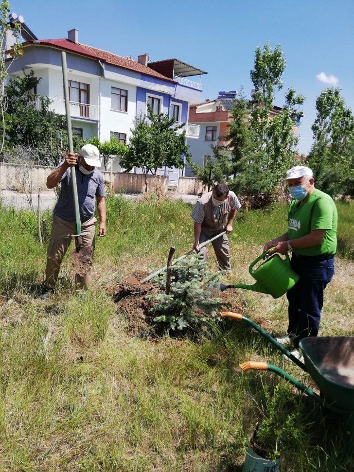 Sağlıkçılar ve güvenlik elemanları için fidan dikildi G2