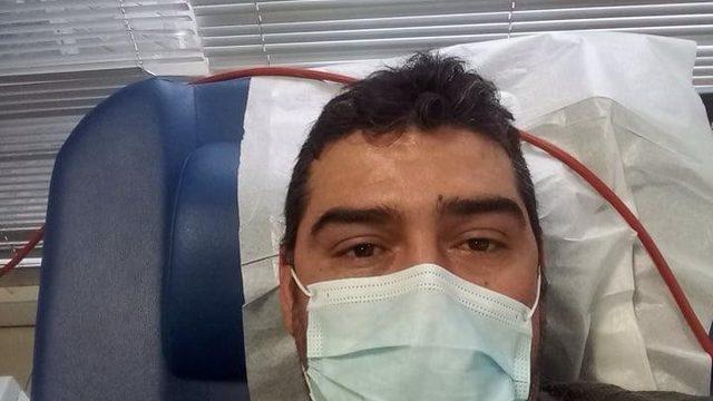 Korona tedavisi gören genç plazma bağışçısı oldu