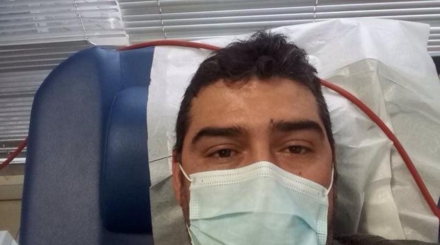 Korona tedavisi gören genç plazma bağışçısı oldu