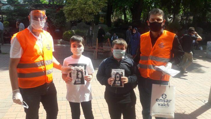 800 adet maske dağıttılar G2