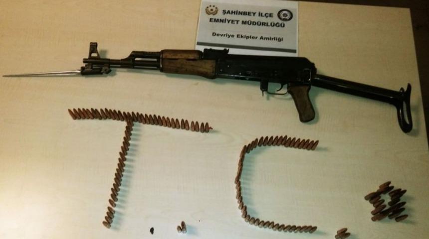 Gaziantep&rsquo;te ruhsatsız uzun namlulu silah ele ge&ccedil;irildi