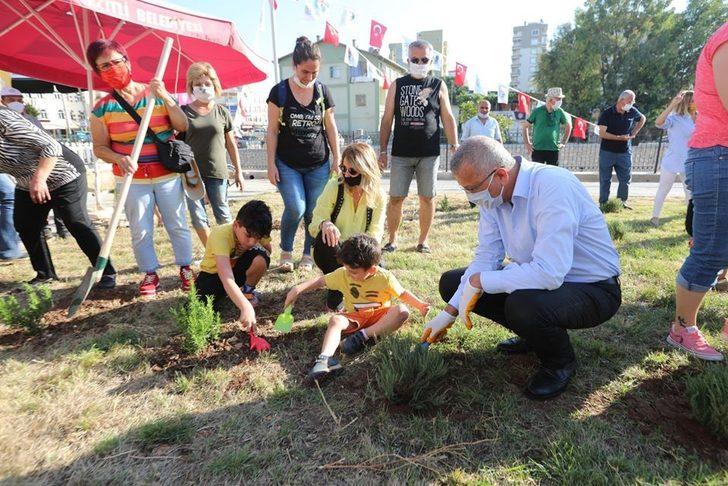 Mezitli’de Çevre Haftası’nda fidan dikildi G1