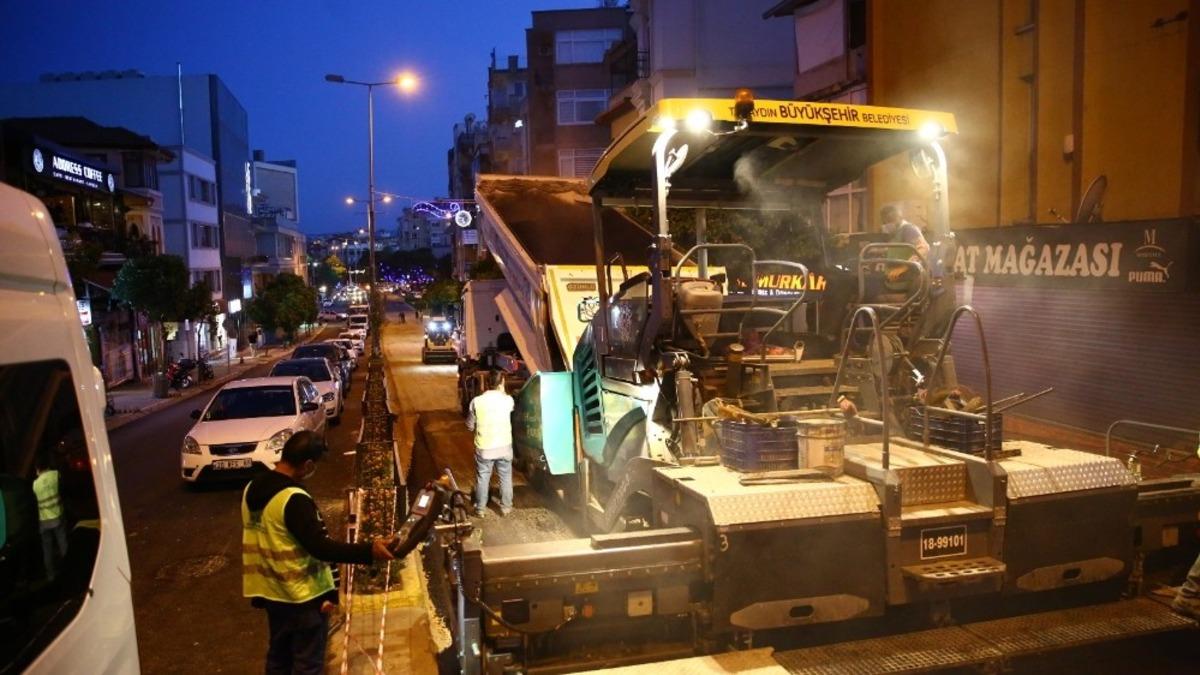 H&uuml;k&uuml;met Bulvarı&rsquo;ndaki sıcak asfalt &ccedil;alışmalarında sona gelindi