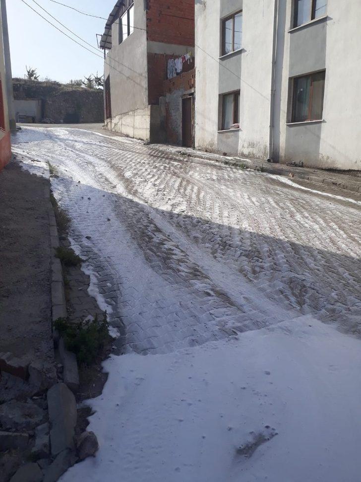 Karantinaya alınan mahalle dezenfekte edildi G3