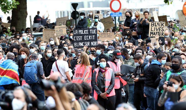 Brüksel'de binlerce kişi ırkçılık ve polis şiddetini protesto etti G2