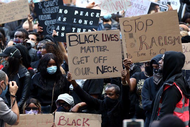 Brüksel'de binlerce kişi ırkçılık ve polis şiddetini protesto etti G3