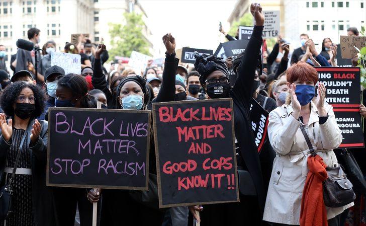 Brüksel'de binlerce kişi ırkçılık ve polis şiddetini protesto etti G5