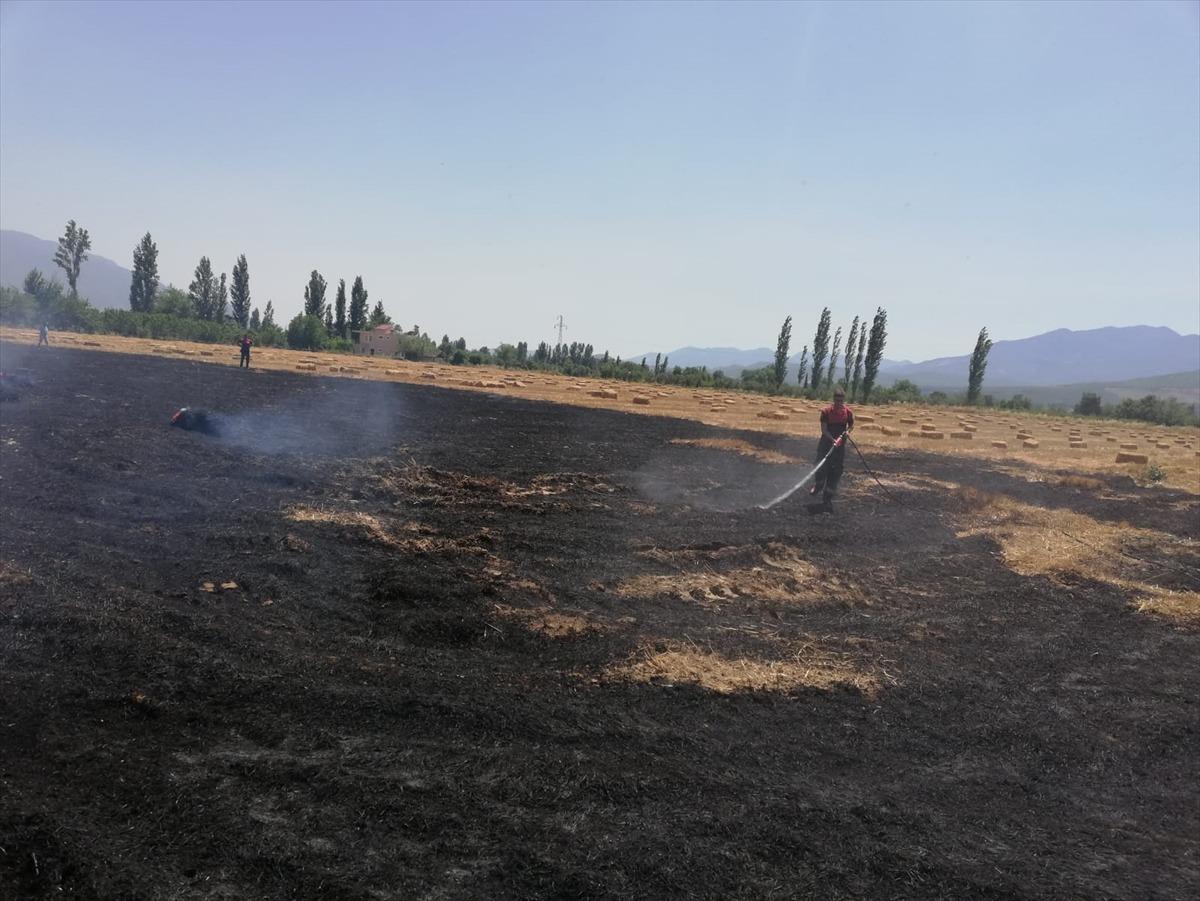 Muğla'da 4 alanda &ccedil;ıkan anız yangınları s&ouml;nd&uuml;r&uuml;ld&uuml;