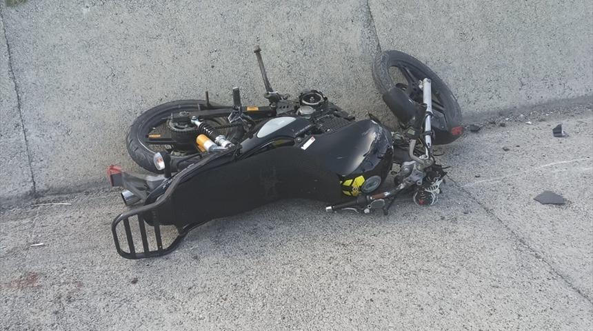 Samsun&rsquo;da sulama kanalına devrilen motosikletin s&uuml;r&uuml;c&uuml;s&uuml; &ouml;ld&uuml;