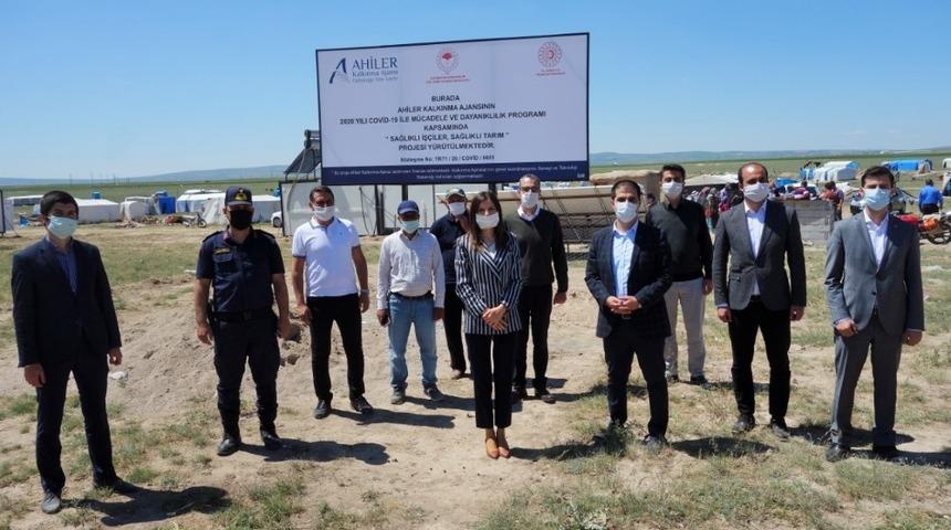 Hacıbektaş&rsquo;ta &rsquo;Sağlıklı iş&ccedil;iler sağlıklı tarım&rsquo; projesi tamamlandı