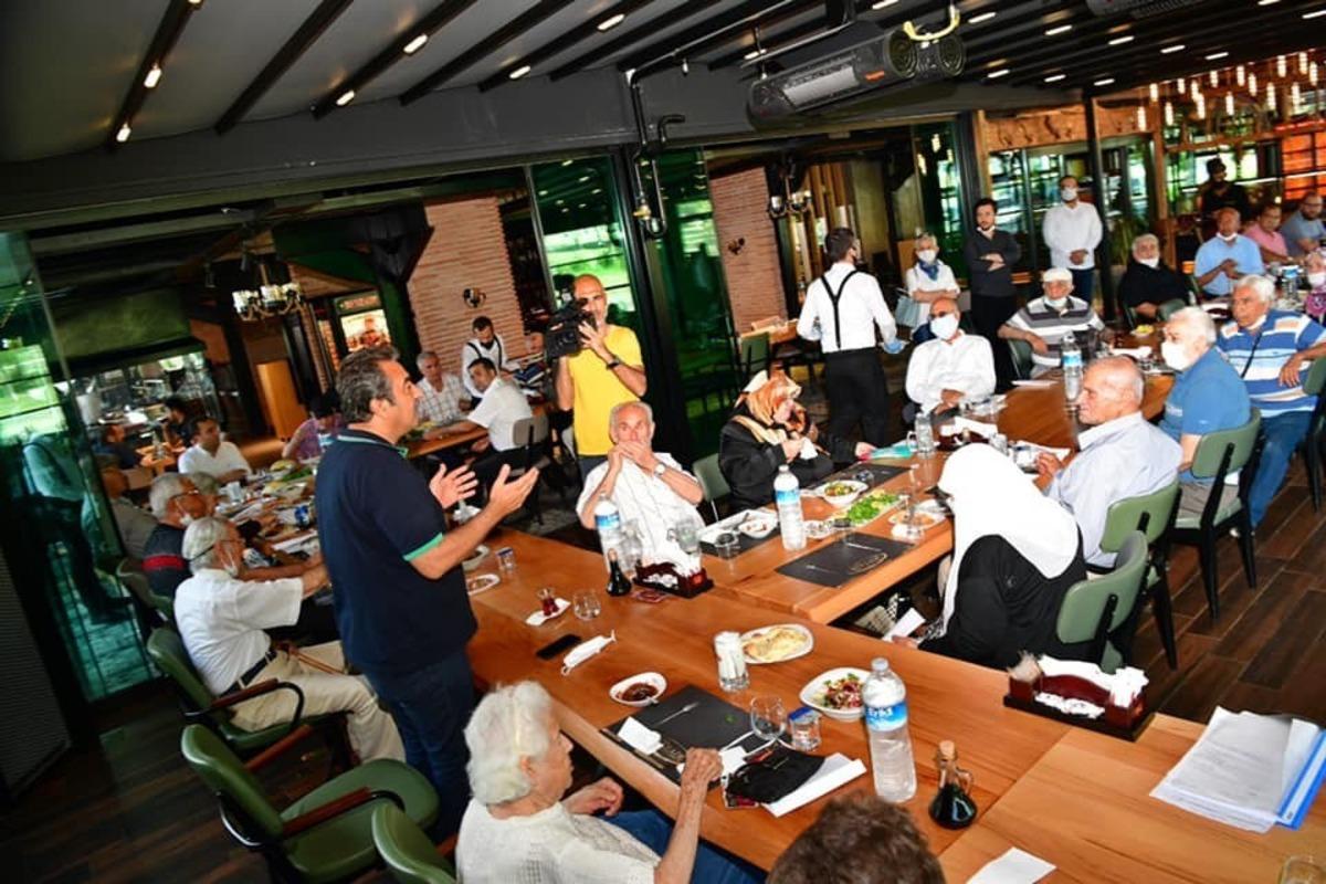 Başkan Soner &Ccedil;etin, 65 yaş &uuml;st&uuml; b&uuml;y&uuml;klerle bir araya geldi