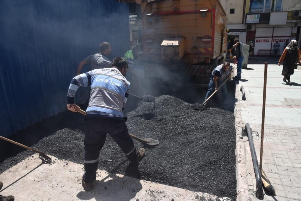 Esnaf istedi, İzmit Belediyesi anında m&uuml;dahale etti