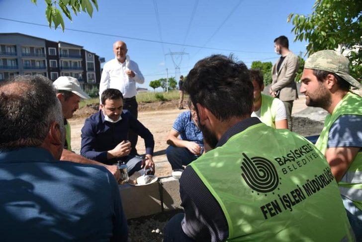 Başkan Özlü devam eden çalışmaları inceledi G3