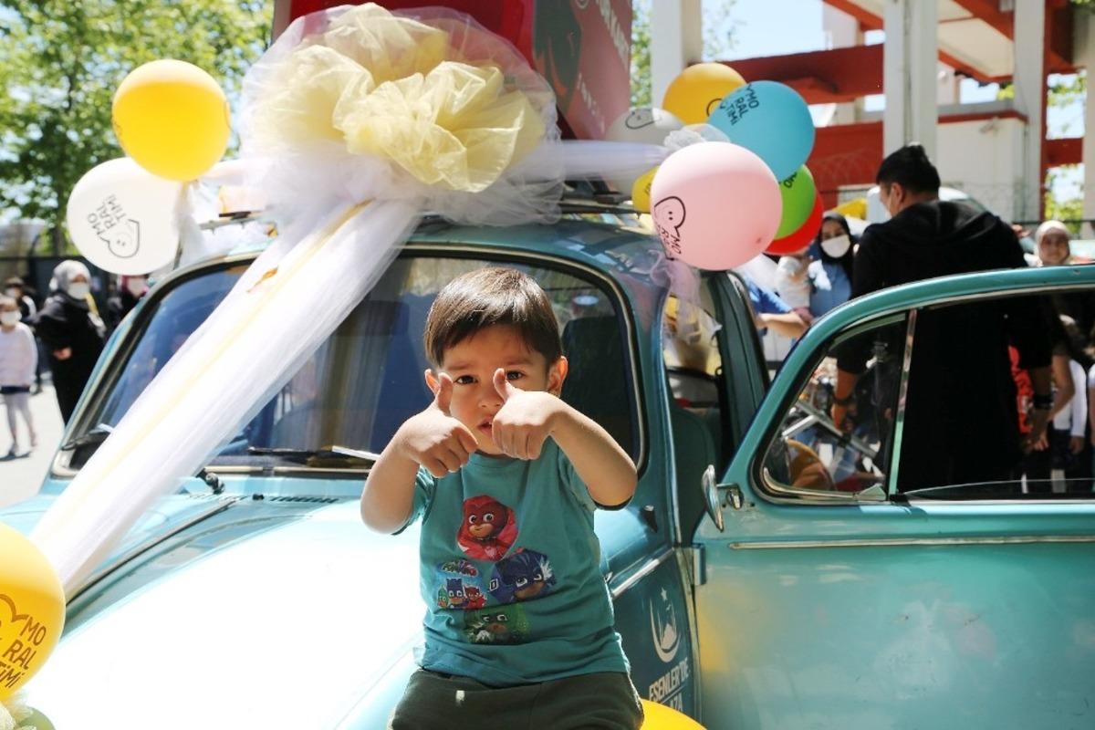 &Ccedil;ocuklara nostaljik vosvosla eğlenceli gezi