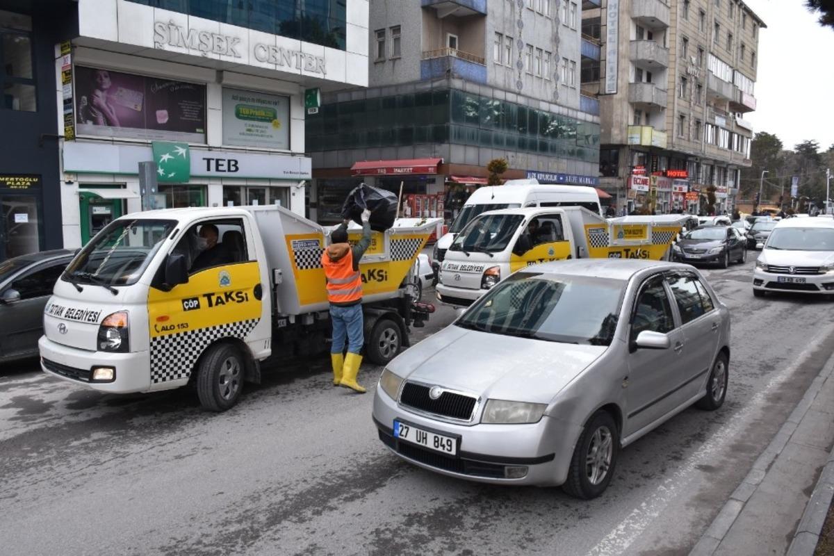 Tatvan&rsquo;da &ccedil;&ouml;p taksiler g&ouml;rev başında