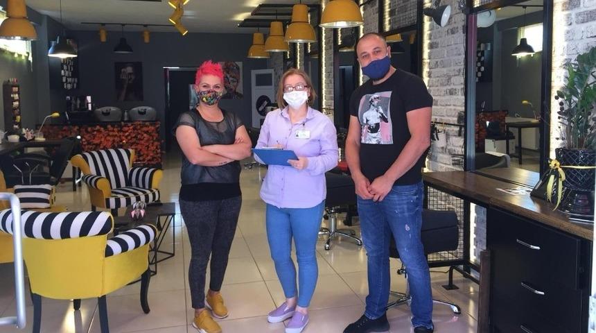 Kartepe&rsquo;de berber, kuaf&ouml;r ve g&uuml;zellik salonlarına tebliğ