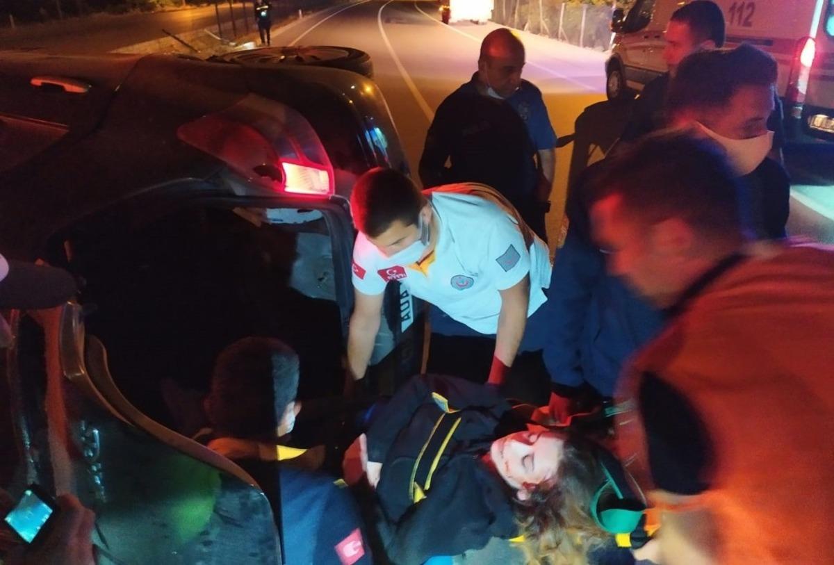 Kadın s&uuml;r&uuml;c&uuml; &ouml;l&uuml;mden d&ouml;nd&uuml;