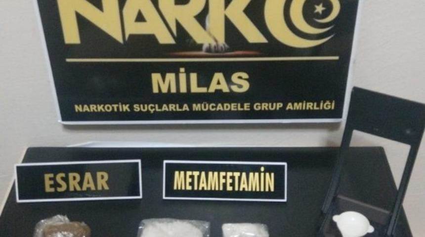 Milas&rsquo;ta uyuşturucu operasyonu