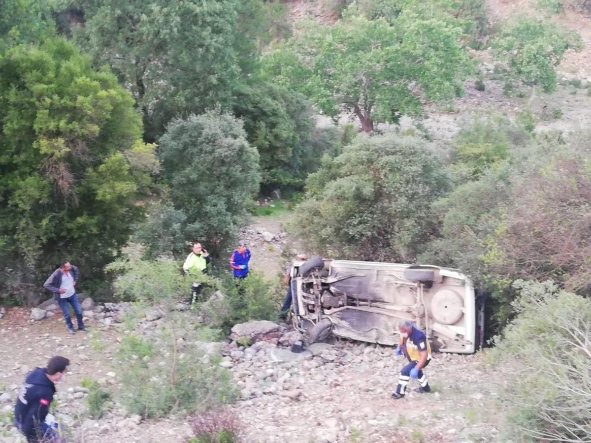 Isparta&rsquo;da otomobil şarampole u&ccedil;tu: 1 &ouml;l&uuml;