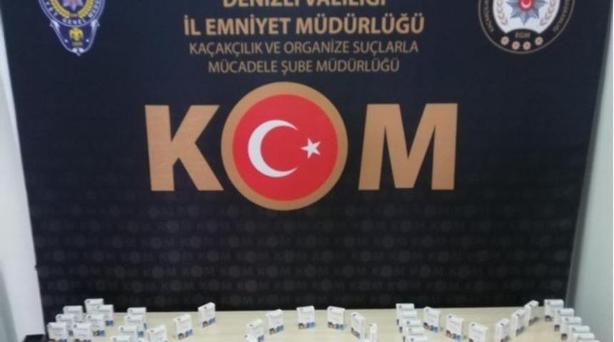 KOM ekiplerinden 3 farklı adrese ka&ccedil;ak &uuml;r&uuml;n operasyonu