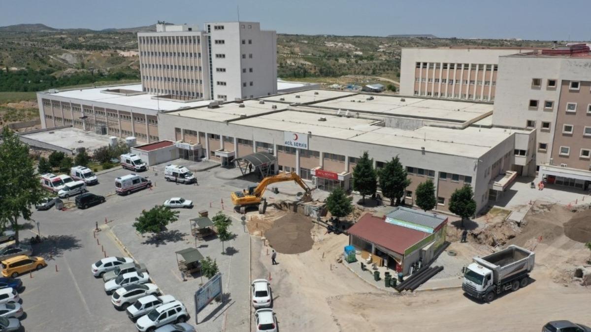 Şifa meydanı ve Devlet Hastanesi &ccedil;evresinin altyapısı yenilendi