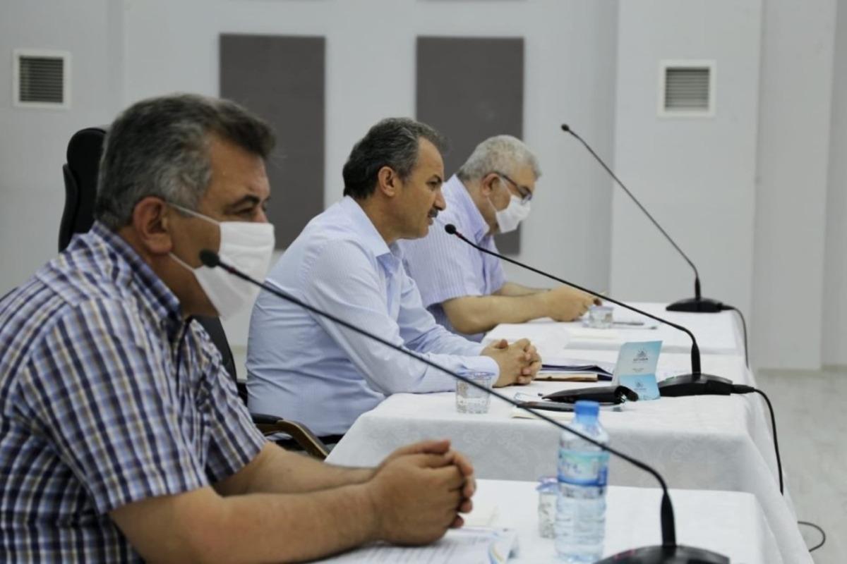 Başkan Kılın&ccedil;, birim m&uuml;d&uuml;rleriyle istişare etti