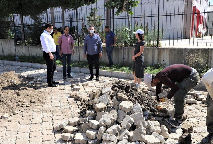 Başkan yardımcıları çalışmaları yerinde inceledi G3