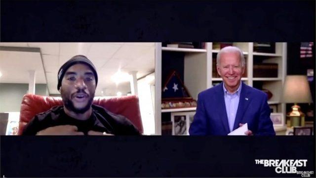 Biden, Charlamagne Tha God'ın radyo programında gaf yapmıştı.