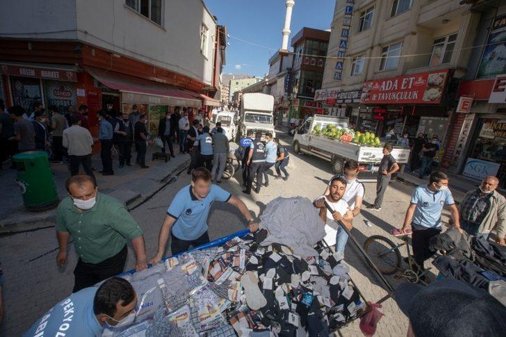 Zabıtadan kaldırım işgaline ve seyyar satıcılara yönelik denetim G4