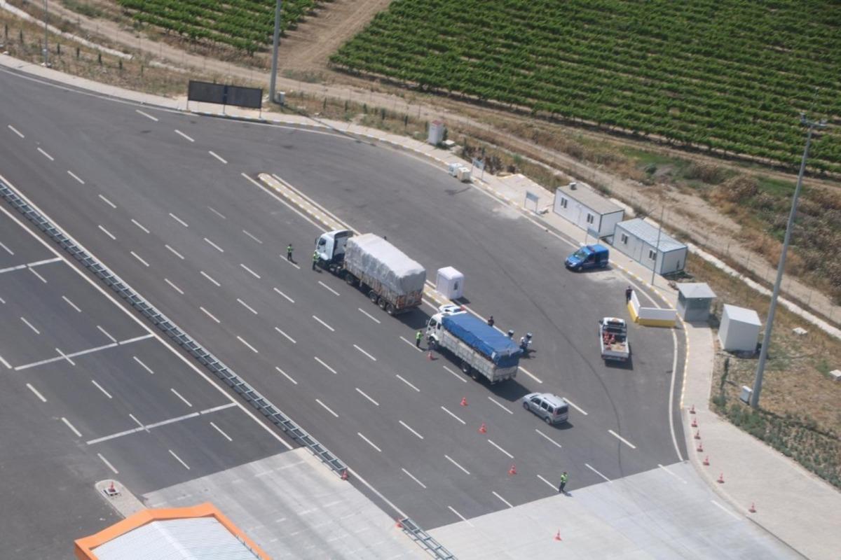 Manisa&rsquo;da havadan trafik denetimi