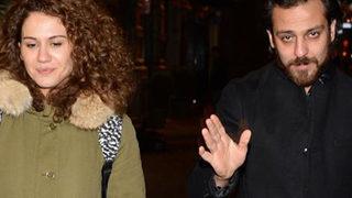 Ekin Türkmen ve Erkan Kolçak Köstendil'in akşam gezmesi