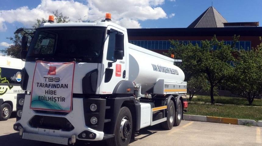 TBB&rsquo;den Van B&uuml;y&uuml;kşehir Belediyesine ara&ccedil; desteği