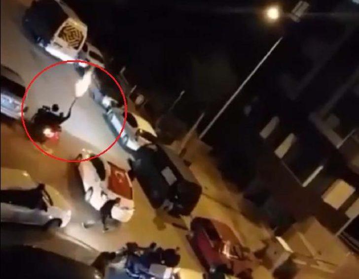 Ankara'da dehşete düşüren görüntüler! Pompalı tüfek ve tabancayla havaya ateş açtılar G1