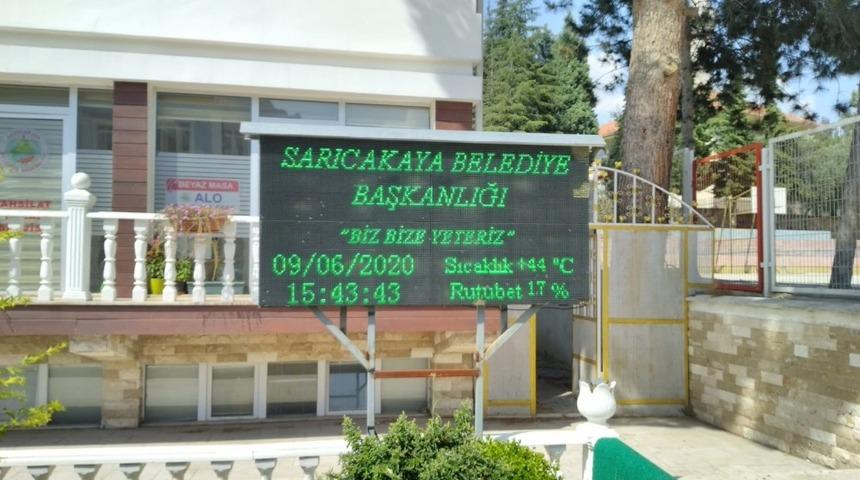 Sarıcakaya&rsquo;da termometreler 44 dereceyi g&ouml;rd&uuml;