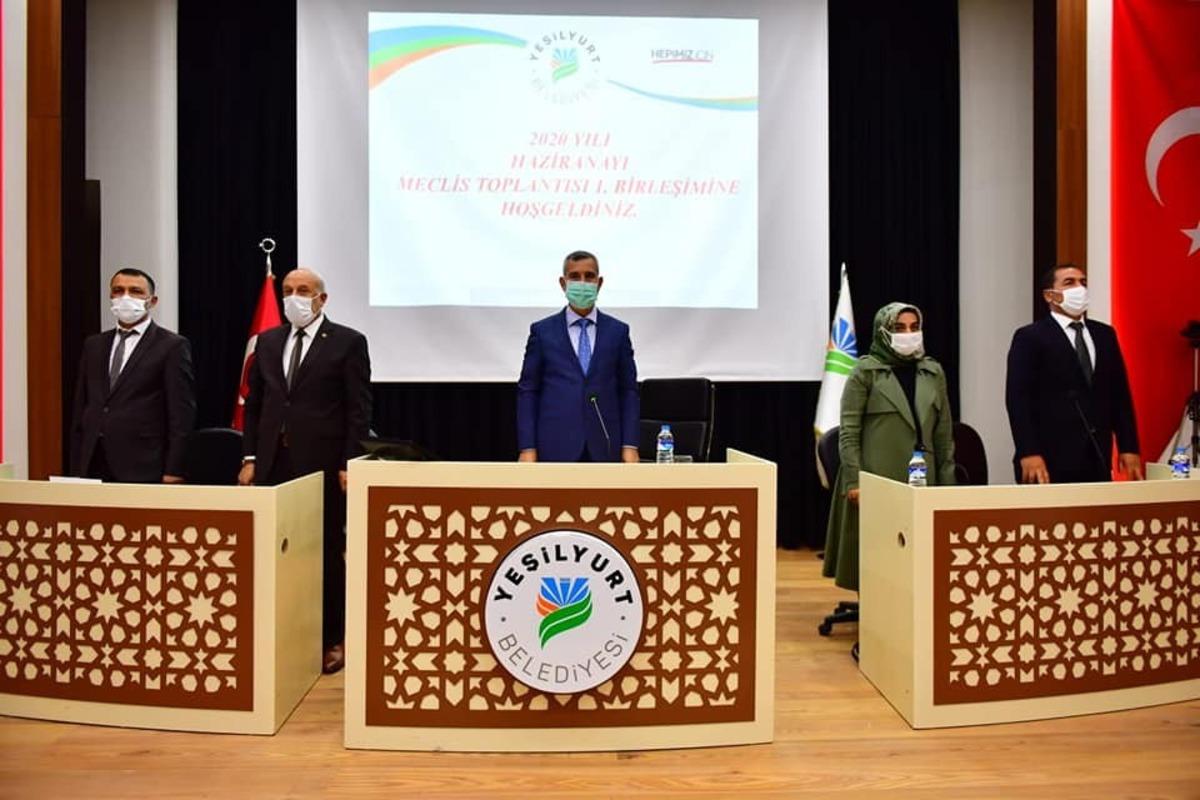 Yeşilyurt Belediye Meclisi se&ccedil;imle toplantılara başladı