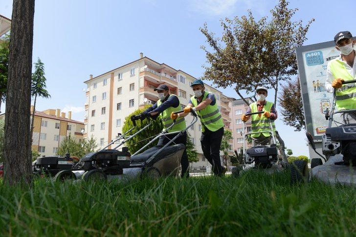 Çorum’daki park ve yeşil alanlar bakıma alındı G5