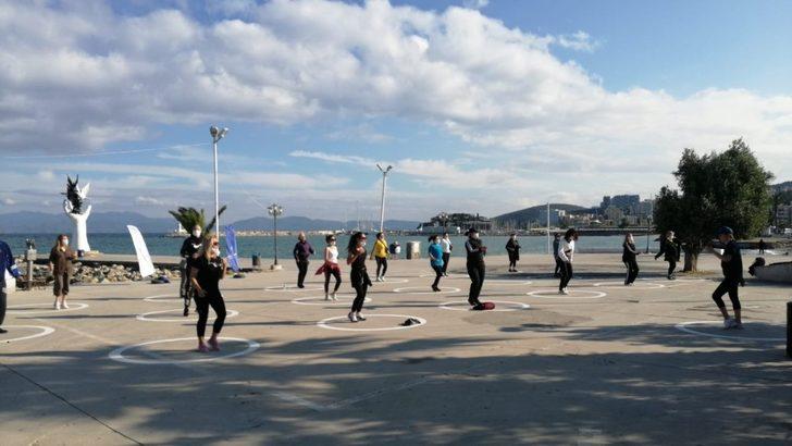 Aydın’da sosyal mesafeli sabah sporları büyük ilgi görüyor G5