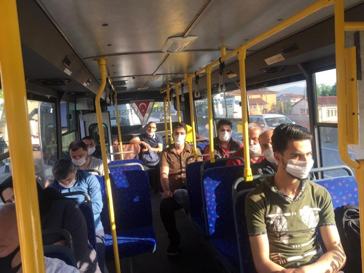 Toplu taşımanın g&uuml;nl&uuml;k kullanımı 200 binin &uuml;st&uuml;ne &ccedil;ıktı