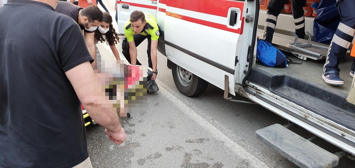 Bisikletten d&uuml;şen &ccedil;ocuk feci şekilde can verdi