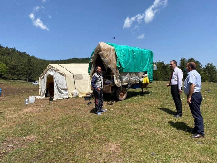 Kaymakam yörükleri yaylada ziyaret etti G5