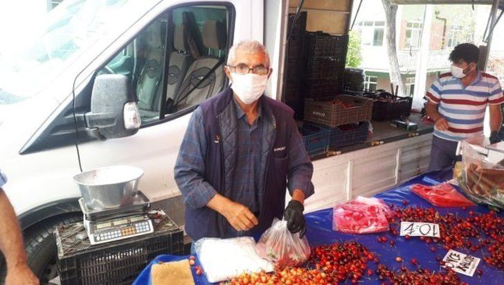 Emet’te ilk yerli kiraz pazar tezgahına indi G2
