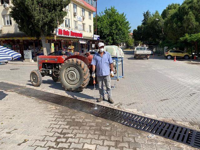 Osmaneli Belediyesinden larvalara kaşı ilaçlama