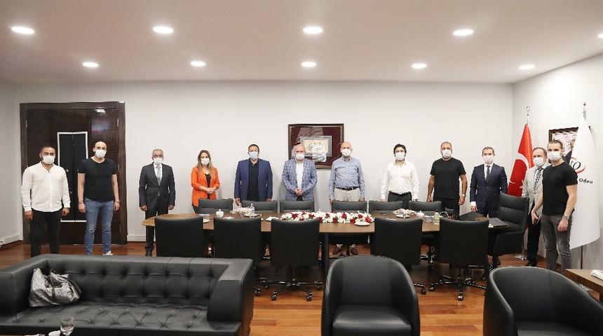 AVM i&ccedil;i lokanta, kafe ve restoran işletmecileri Baran&rsquo;ı ziyaret etti