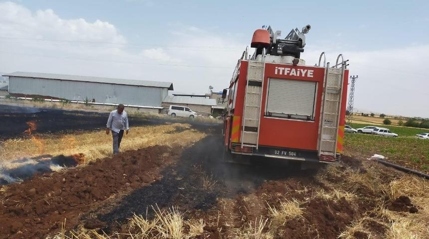 Saman balyaları yandı