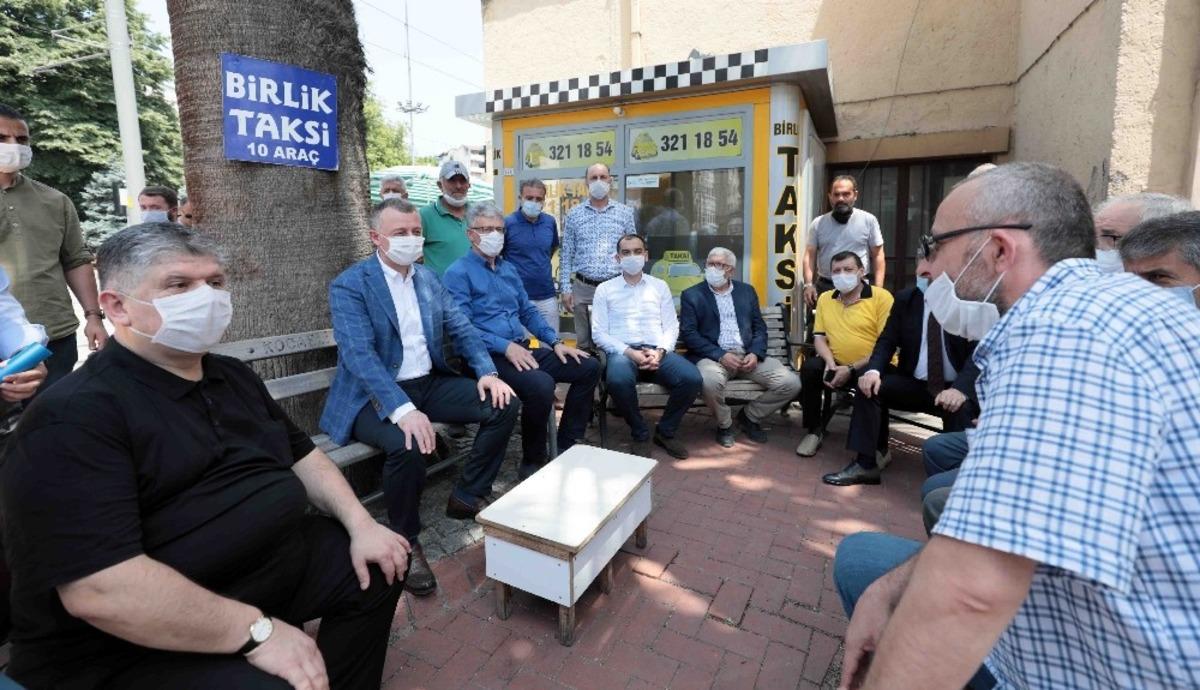 Başkan B&uuml;y&uuml;kakın,  Kapan&ouml;n&uuml; esnafıyla buluştu