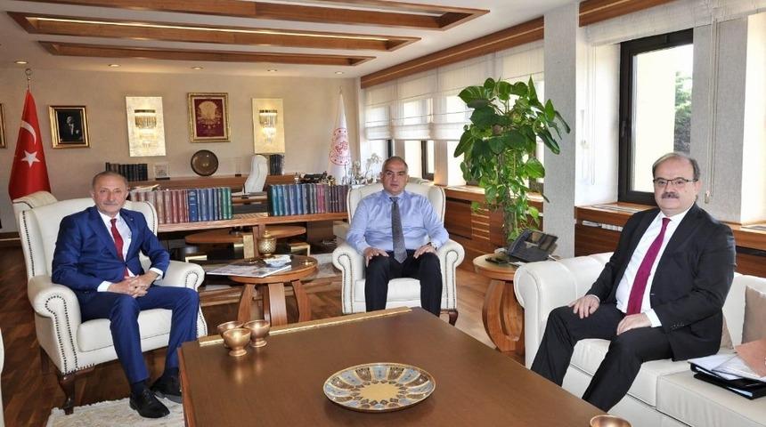 Başkan Atabay&rsquo;dan, Turizm Bakanı Ersoy&rsquo;a ziyaret