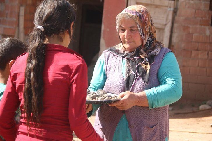 Tarlasından mıknatısla tek tek 45 adet gök taşı topladı G5