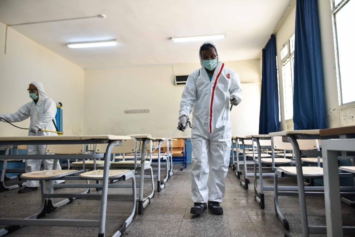 Sınavlar &ouml;ncesi okullar dezenfekte ediliyor